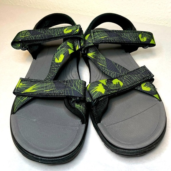 New Kid's Bayview Sport Sandal Velcro‎ blue summer shoes water boating camping - Picture 1 of 4